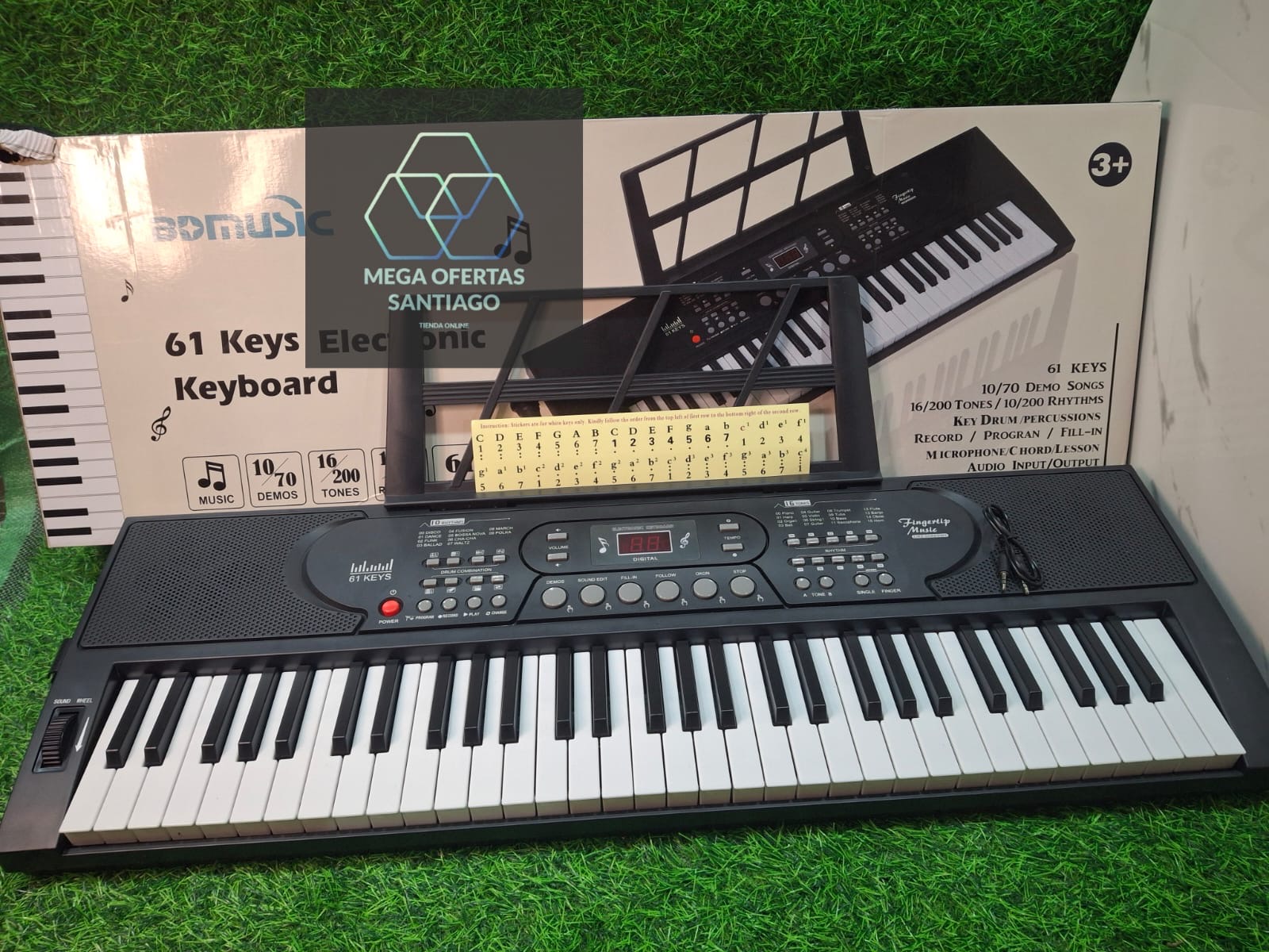 PIANO 61 PIEZAS CON TECLADO - Imagen 2