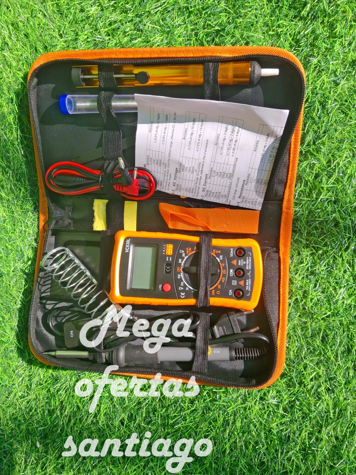 KIT DE MULTIMETRO DIGITAL+CAUTIN - Imagen 4