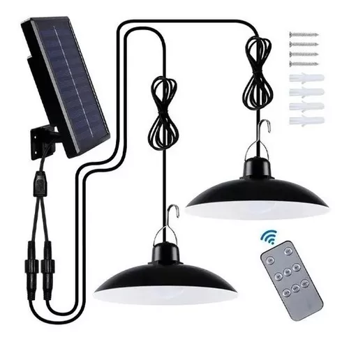 LAMPARA DOBLE SOLAR - Imagen 4