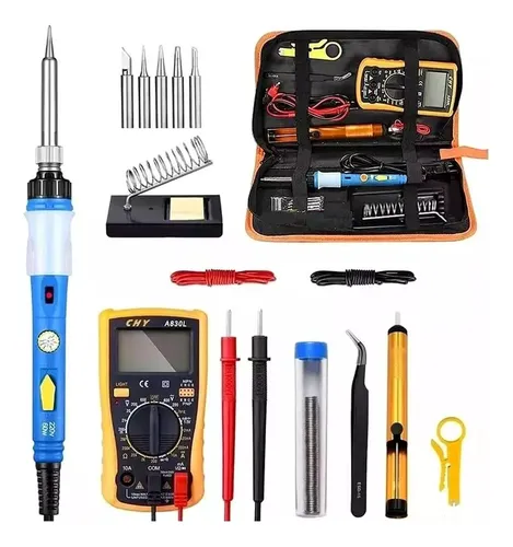 KIT DE MULTIMETRO DIGITAL+CAUTIN