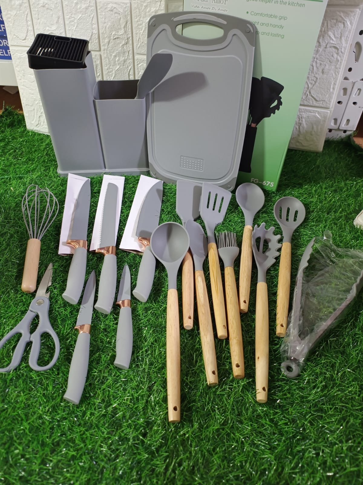 SET DE UTENSILIOS DE COCINA 19 PIEZAS - Imagen 4