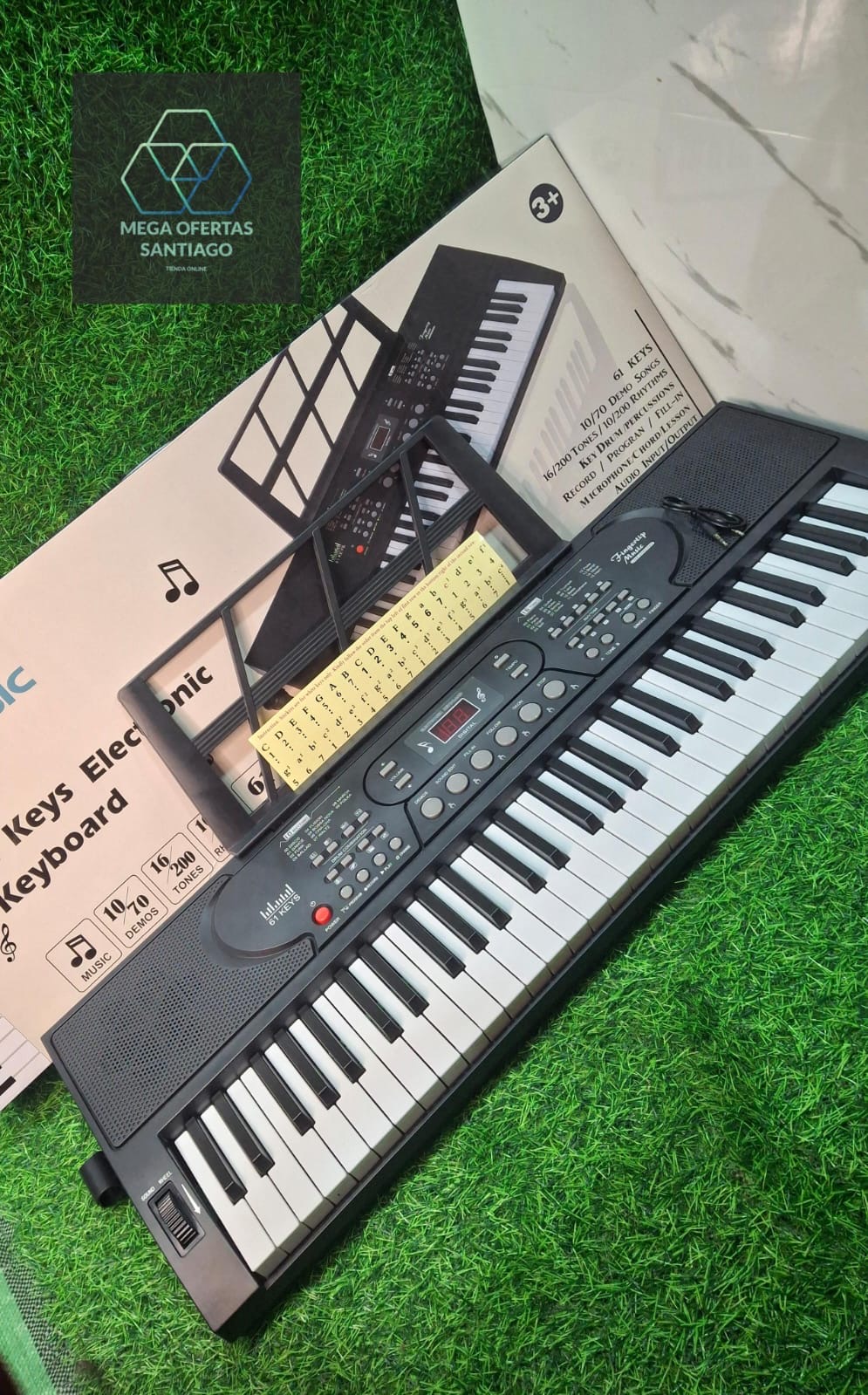 PIANO 61 PIEZAS CON TECLADO - Imagen 3