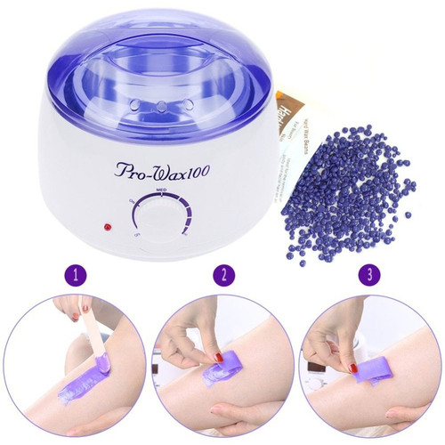 PACK DE OLLA DEPILADORA MAS 300 GRAMOS DE CERA