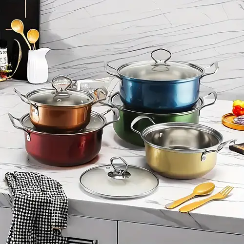 OLLAS CON UTENSILIOS PARA COCINA