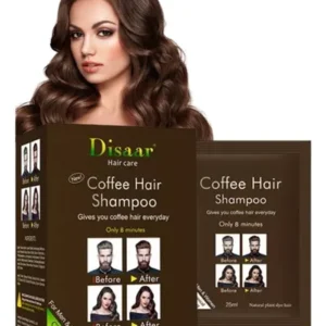 SHAPOO CASTAÑO OSCURO CUBRE CANAS EN SOBRE POR 10 MAS GUANTES