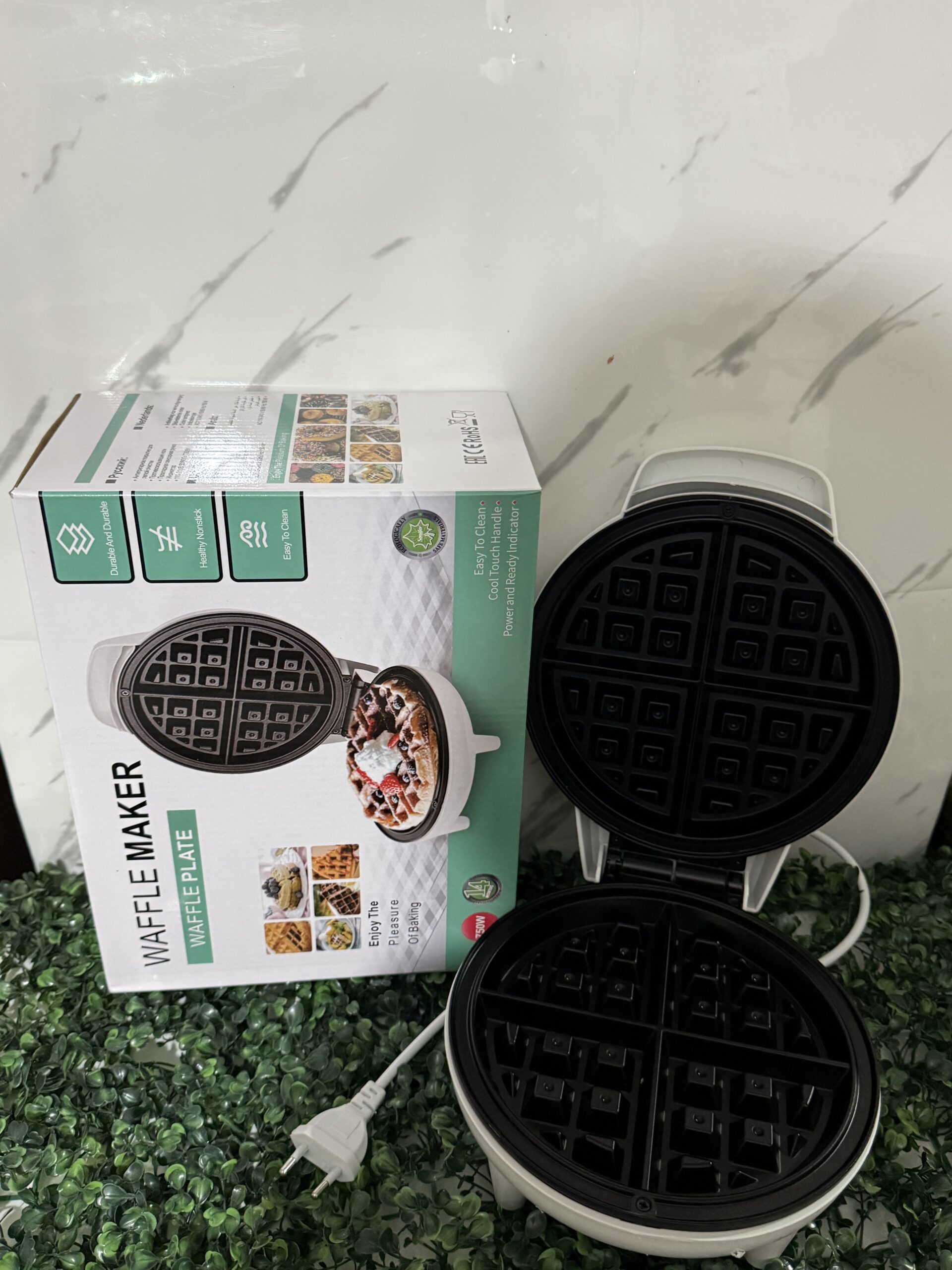 MAQUINA MINI WAFLERA REDONDA MARKET - Imagen 2