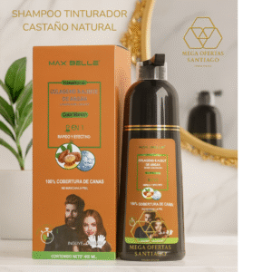 SHAPOO CUBRE CANAS CASTAÑO NATURAL