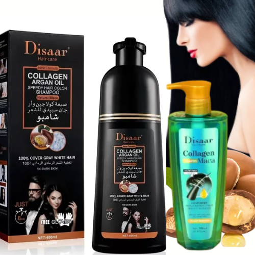 SHAMPOO CUBRE CANAS NEGRO MAS ACEITE REPARADOR