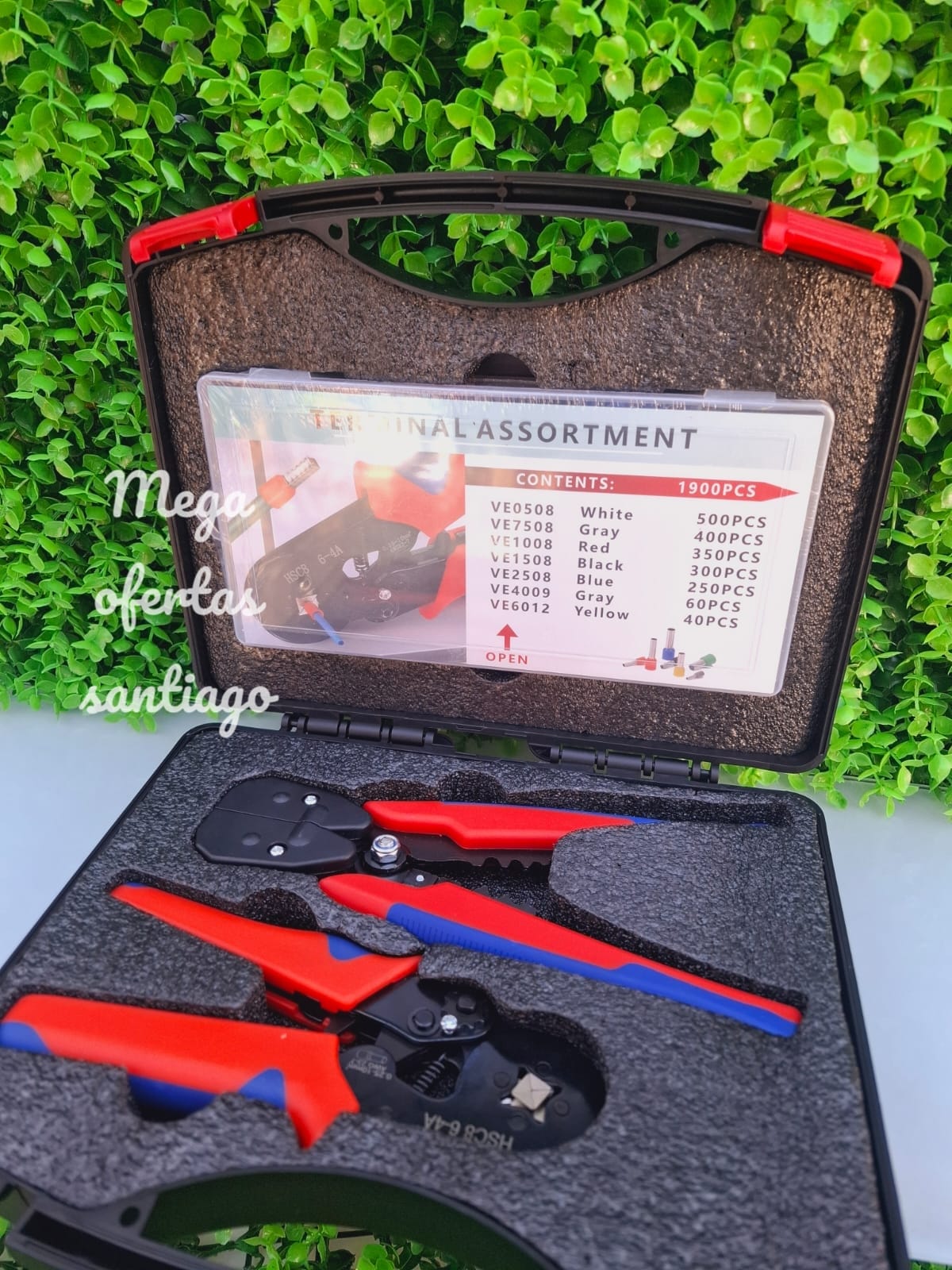 CRIMPEADORA ALICATE PRENSA PELACABLE MAS 1200 TERMINALES - Imagen 6