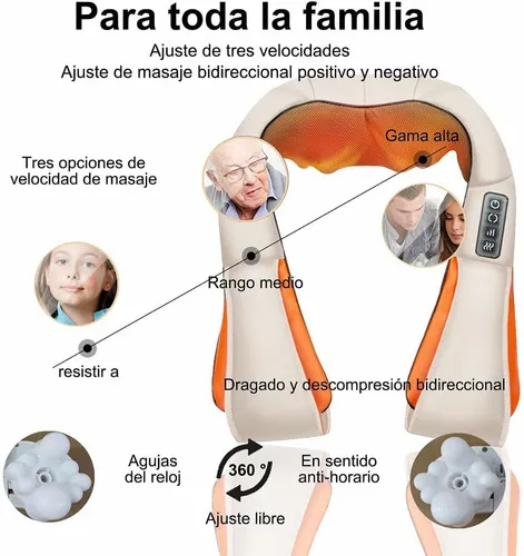 MASAJEADOR CERVICAL DE CUELLO - Imagen 3