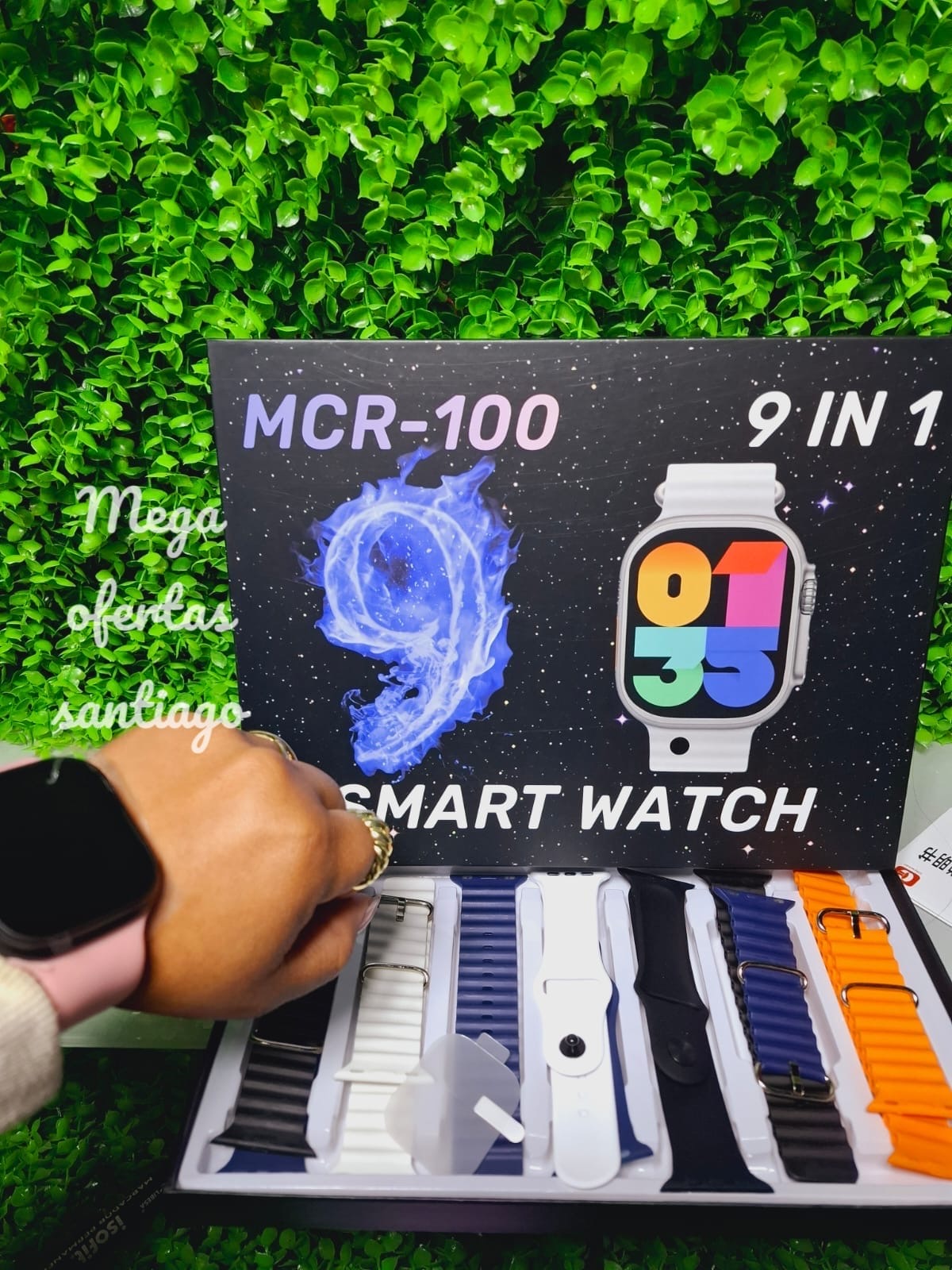 KIT DE RELOJ 9 EN 1 SMART WATCH - Imagen 3