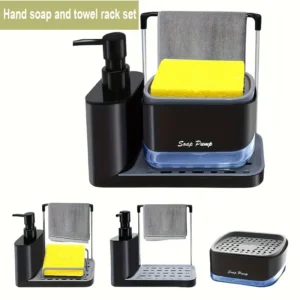 DISPENSADOR DE JABON 2 EN 1