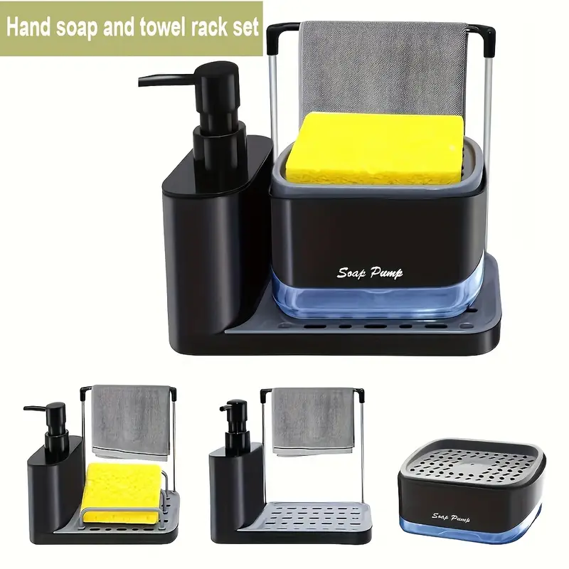 DISPENSADOR DE JABON 2 EN 1