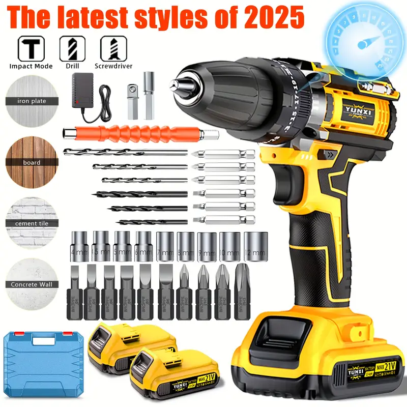 Taladro Destornillador 2 Bateria