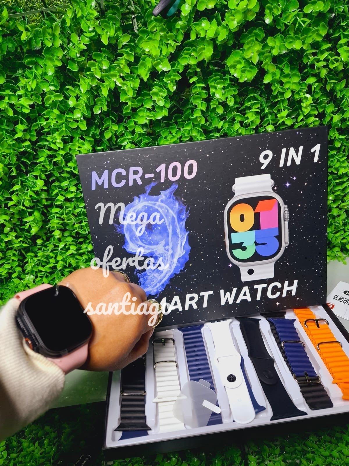 KIT DE RELOJ 9 EN 1 SMART WATCH - Imagen 2