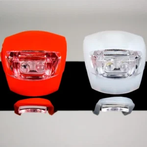 KIT DE LUCES PARA BICICLETA CON LUZ LED BLANCA Y ROJA
