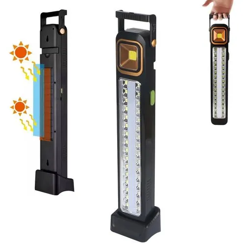 LAMPARA DE EMERGENCIA 48 LED SOLAR RECARGABLE