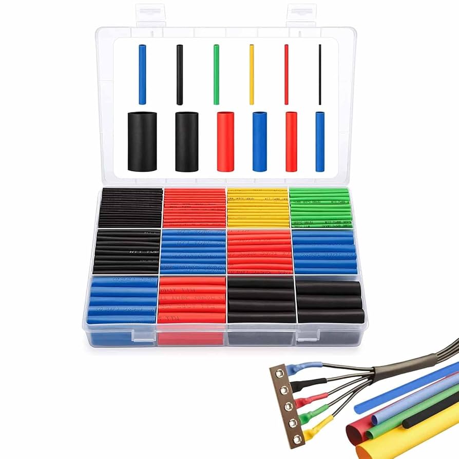 KIT DE 560 PIEZAS TUBOS TERMORRETRACTILES