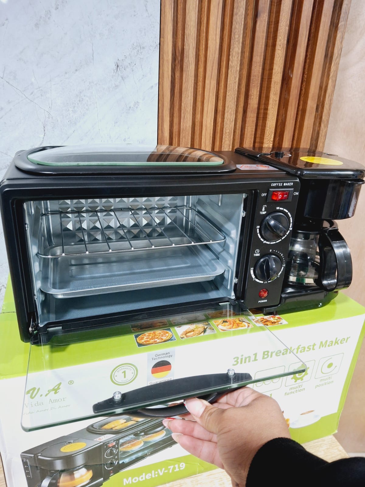 MAQUINA DE DESAYUNO HORNO 3 EN 1 - Imagen 3