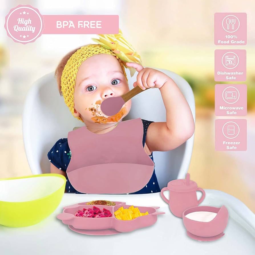 SET DE SILICONA PARA BEBES