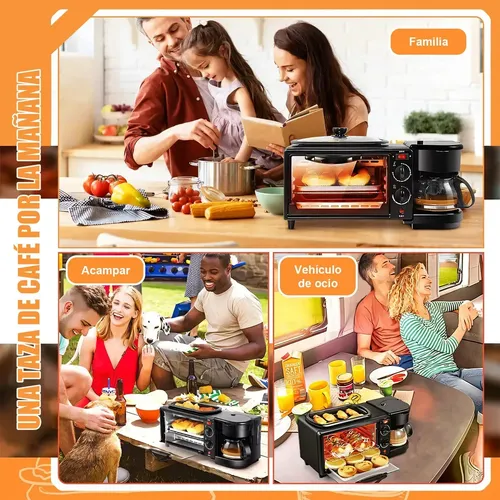 MAQUINA DE DESAYUNO HORNO 3 EN 1 - Imagen 7
