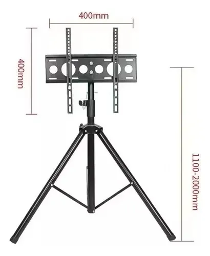 Soporte Trípode Tv 32 A 65 Pulgadas Giratorio 360° - Imagen 4