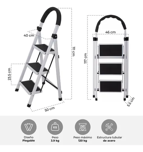 ESCALERA 3 PELDAÑOS - Imagen 3