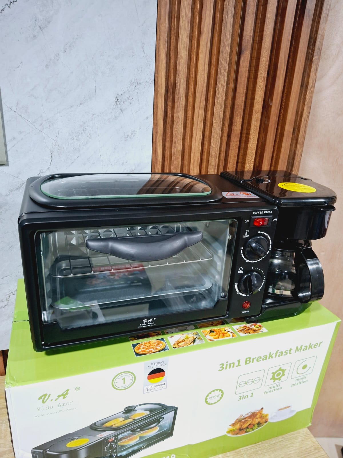 MAQUINA DE DESAYUNO HORNO 3 EN 1 - Imagen 2