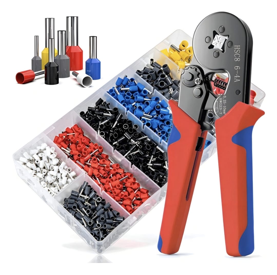 Crimpador +2000 Terminales Alicate Crimpadora - Imagen 2