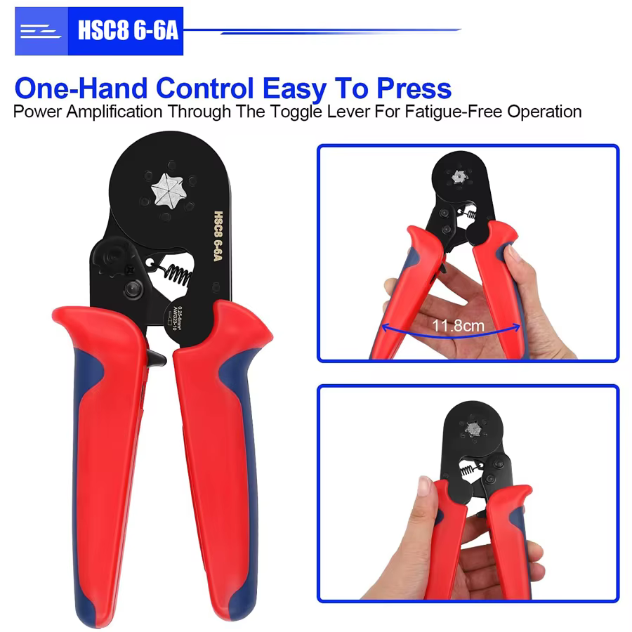 Crimpador +2000 Terminales Alicate Crimpadora - Imagen 4