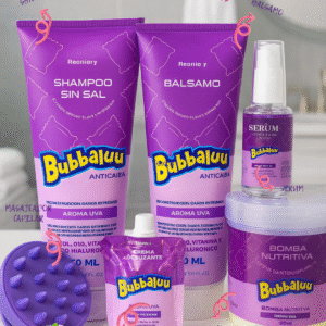 KIT CAPILAR BUBBALUU HIDRATANTE AROMA UVA 02