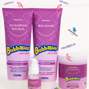 KIT CAPILAR BUBBALUU HIDRATANTE AROMA UVA 03