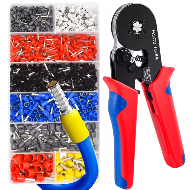 Crimpador +2000 Terminales Alicate Crimpadora