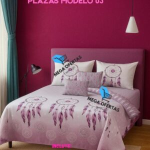 JUEGO DE SABANAS 2 PLAZAS MADELO 03