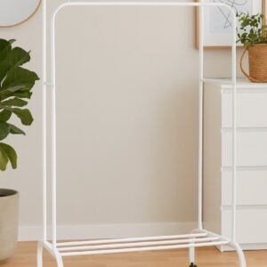 PERCHERO DOBLE CON RUEDA