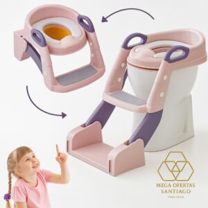 ASIENTO ESCALERA REDUCTOR DE INODORO 3en1