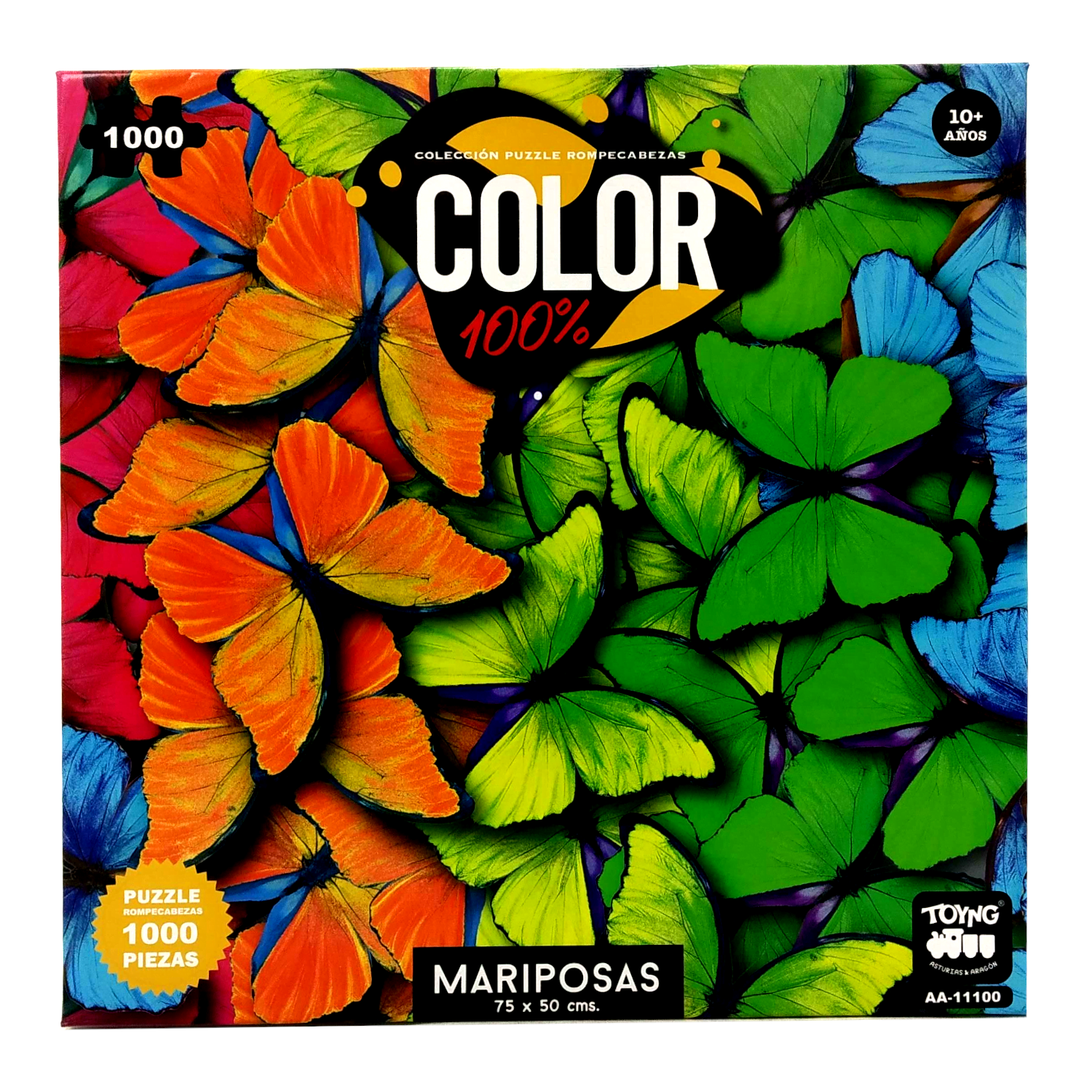 Puzzle 1000 piezas color. mariposas - Imagen 2