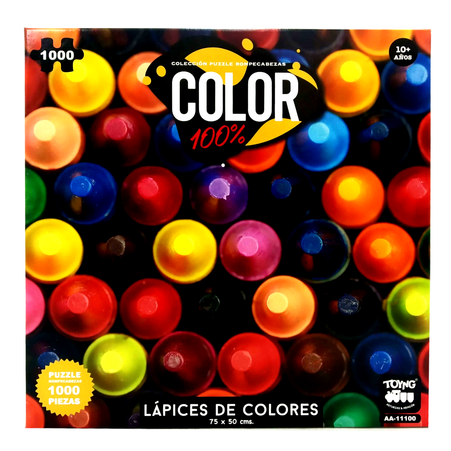 Puzzle 1000 piezas color. lápices - Imagen 3