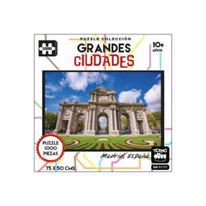 Puzzle 1000 piezas grandes ciudades madrid