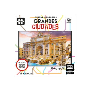 Puzzle 1000 piezas grandes ciudades roma