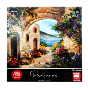 Puzzle 1000 piezas pinturas. santorini