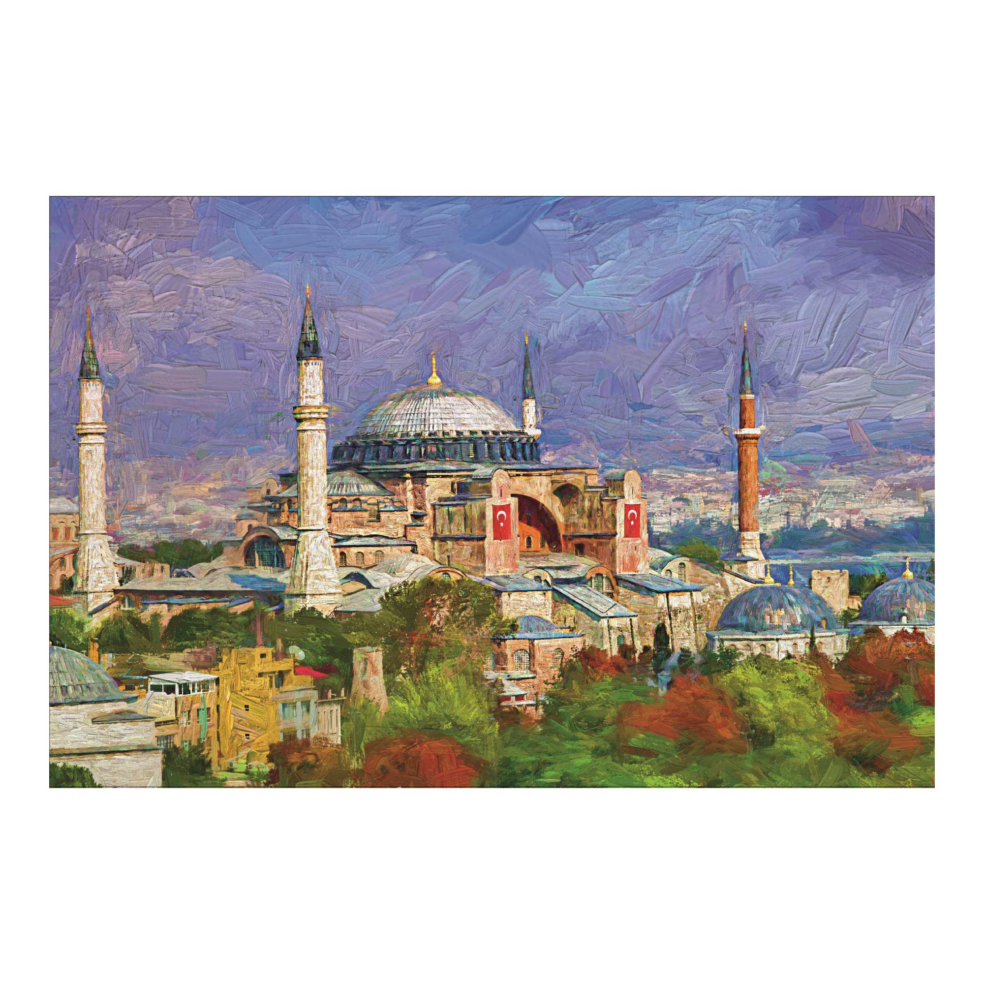 Puzzle 1000 piezas pinturas. estambul - Imagen 4