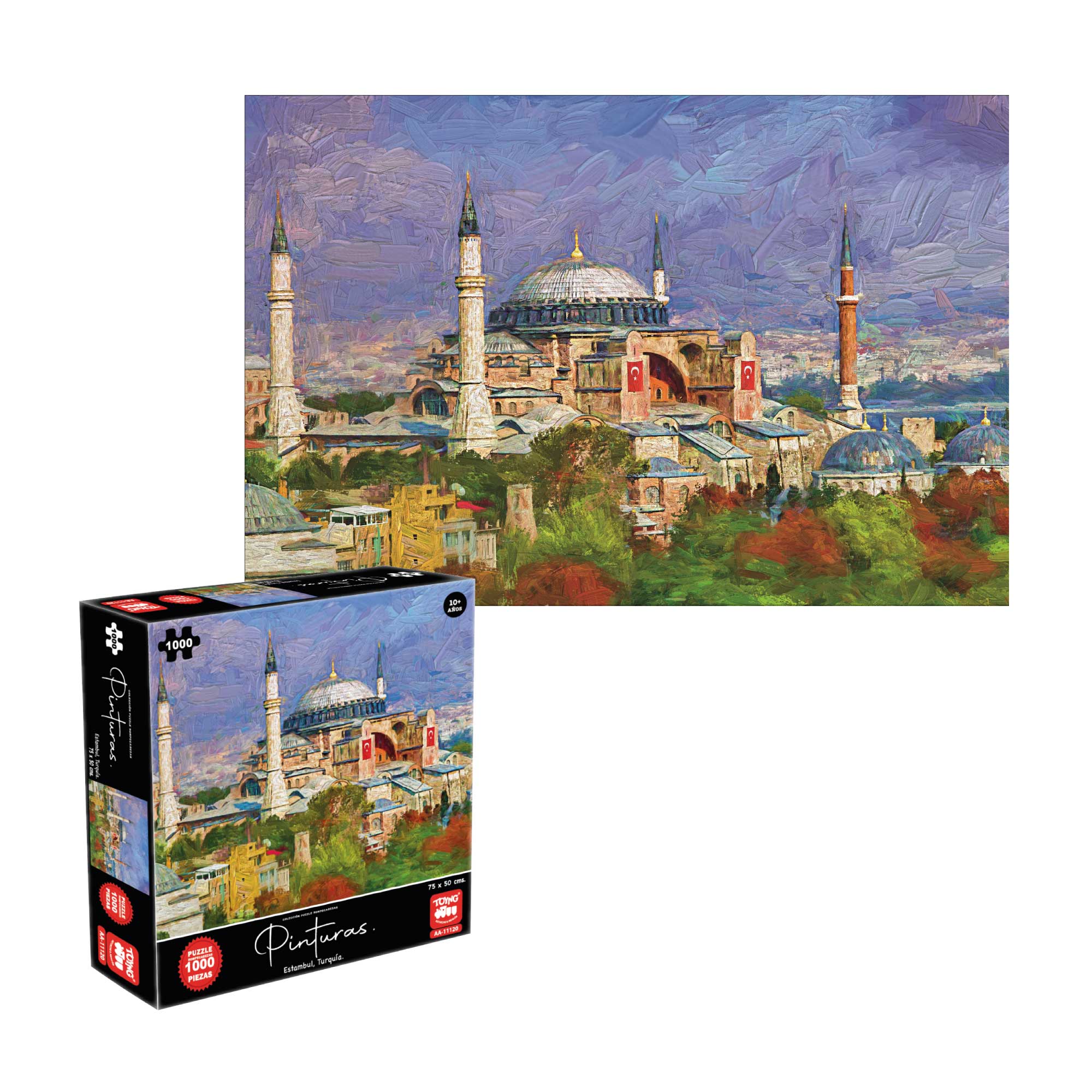 Puzzle 1000 piezas pinturas. estambul - Imagen 2