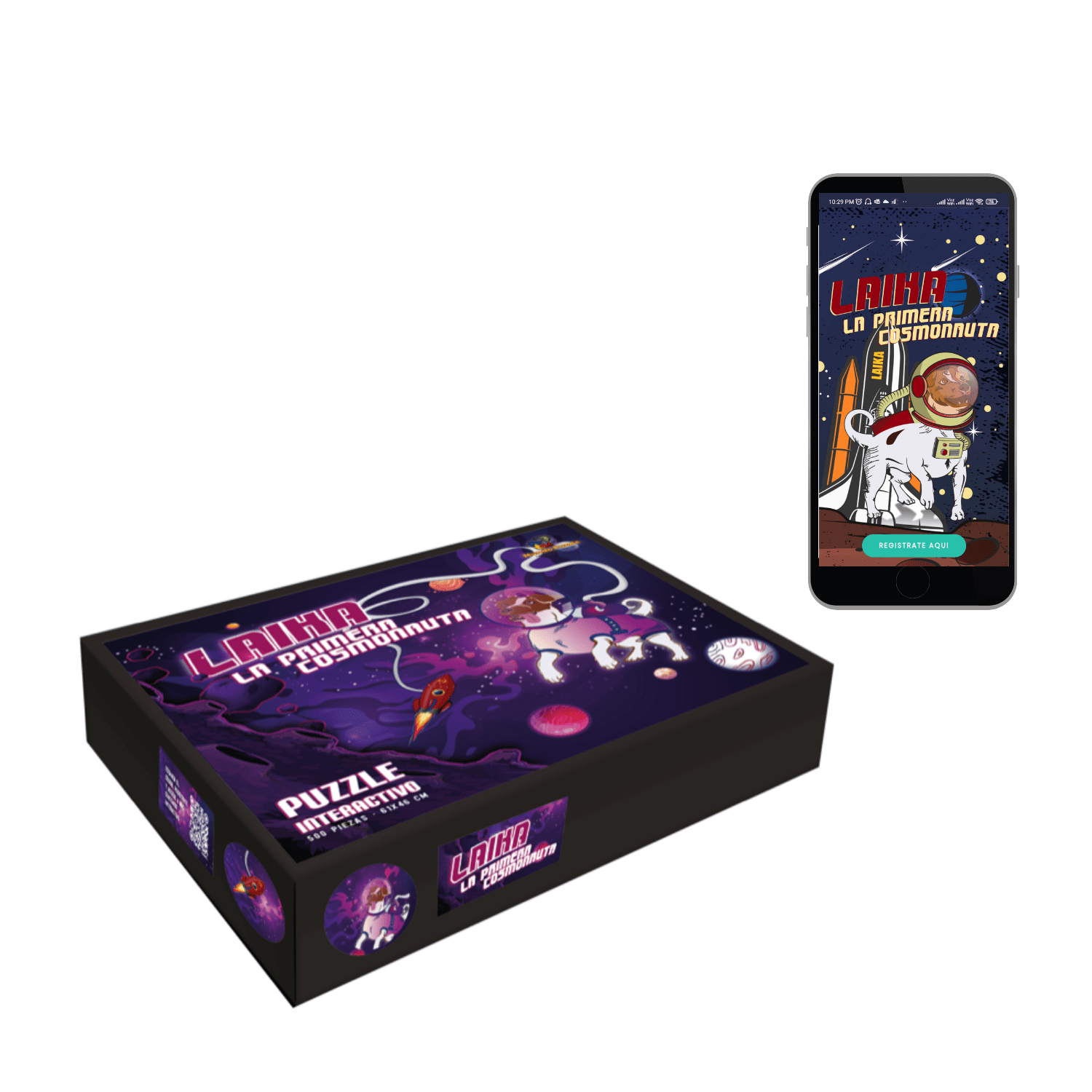 Puzzle 500 piezas Interactivo Laika - Imagen 2