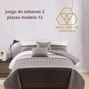 JUEGO DE SABANAS 2 PLAZAS MODELO 12