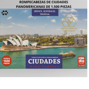 ROMPECABEZAS DE CIUDADES PANAMERICANAS DE 1.500 PIEZAS