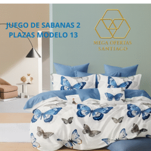 JUEGO DE SABANAS 2 PLAZAS MODELO 13