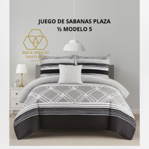 JUEGO DE SABANAS PLAZA 1/2 MODELO 5