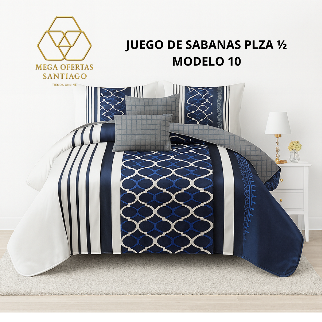 JUEGO DE SABANA PLAZA 1/2 MODELO 10