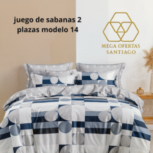 JUEGO DE SABANAS 2 PLAZAS  MODELO 14